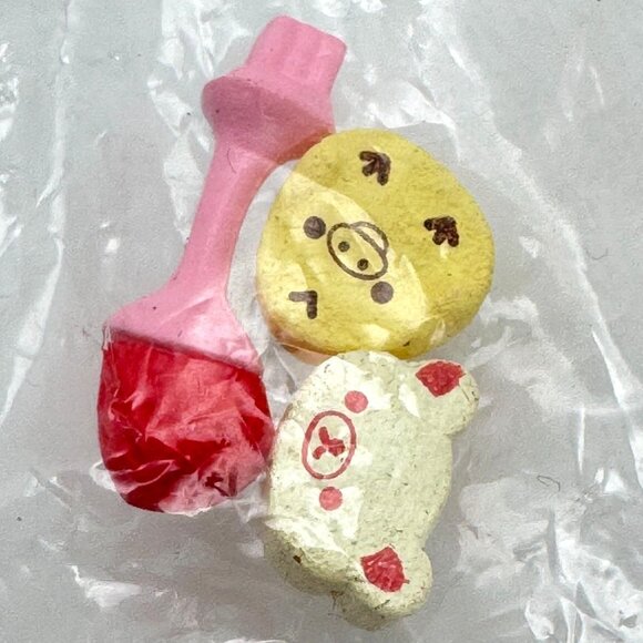 RE-MENT Rilakkuma Strawberry Dessert Party Set 7 Chocolate - Picture 8 of 9